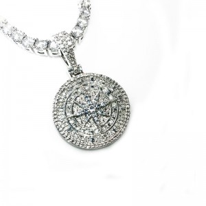 Bling Bling Bling Headant Ожерелье 18K Позолоченные Мужчины И Женщины Хип-Хмель Ювелирные Изделия