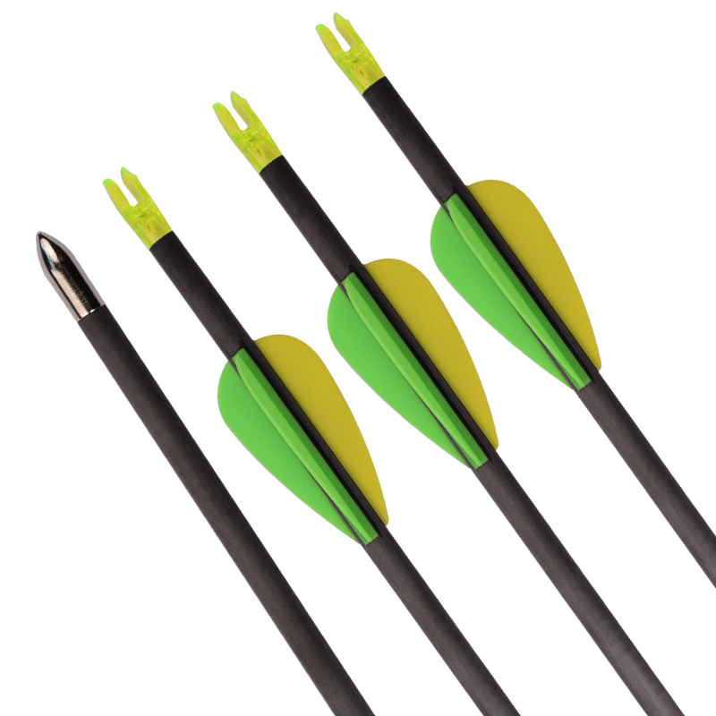 Elong Открытый 112164 ID4.2.2MM Carbon Arrow 30inch SP600 Стрельба из лука Рецитарная повязка целевой съемки