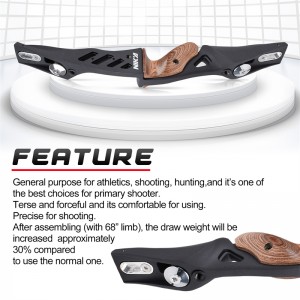 Nika Archeryery 220026 ET1S 17 дюймов ILF LH Recurve Riser для восстановления набор лук-оборудования Цель Наружная стрельба и охота