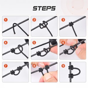 Elong Outloval 280083 Стрельба из лука D петли веревка 5 дюймов стрельба из лука в лучах лучи Diving Direct dehour dehourd d петлевая веревка материалnocking ...