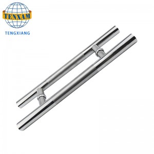 Настраиваемые современные циркулярные трубки H Тип нержавеющей стали Скользящий вытягивающая дверь в ванной комнате аксессуары...