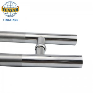 Настраиваемые современные циркулярные трубки H Тип нержавеющей стали Скользящий вытягивающая дверь в ванной комнате аксессуары...