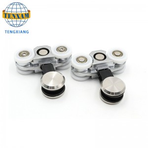 Продажа горячей продажи висит колеса из нержавеющей стали стеклянный ролик стекла