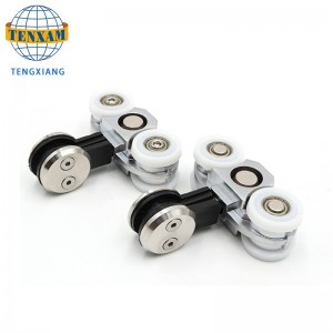 Продажа горячей продажи висит колеса из нержавеющей стали стеклянный ролик стекла