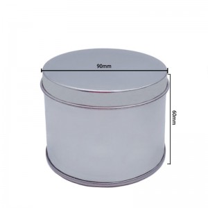 Фабрика продает цилиндрическую верхнюю крышку олово Cake коробки Shaving мыльница банка (90 мм * 60 мм)