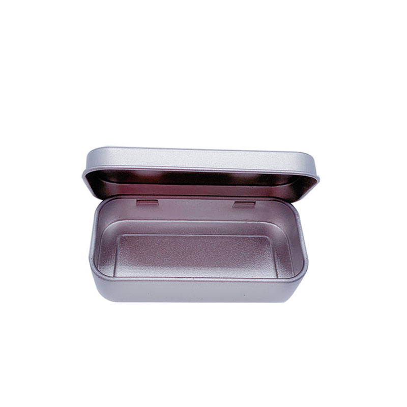 Замороженная маленькая металлическая коробка подарочная коробка с крышкой 80 * 38 * 20 мм