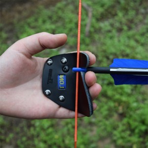 Elong Открытый 42FT07 S Размер LH Стрельба из лука Пальца Вкладка Пальца Перчатка Перчатка для перерыва Луч Открытый Спортивный Цель Съ...