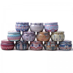 Свеча банку матовый металл может конфета упаковка TIN CAN 77 * 50 мм