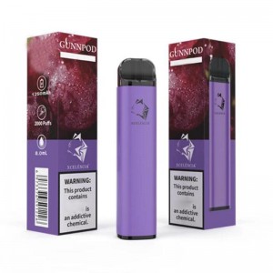 Punnood 2000 Puffs Pre Заполненный одноразовый Vape 1250 мАч Батарея E CiGarette Toovce 18350 8ML Vaporizer Starter Kit VS Elf Bar 20 Flavs Pen Pod Puff