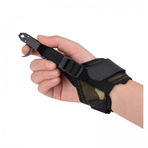 Elong Открытый 42RA05-CA Выпуск CAMO Взрослый Суппорт для взрослых выброс триггерный ремешок для стрельбы из лука Аксессуары