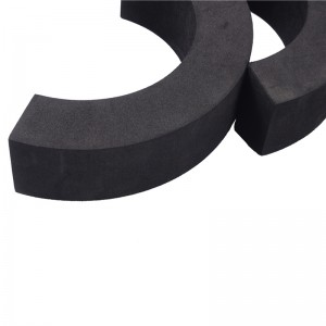 Амортизирующая эва гетеросексуальный материал огнезащитный черный Dongguan пена EVA гетеросексуальный материал формование