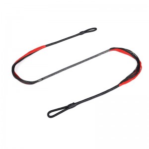 Elong Outdoor 280110-01 26,6 дюймов 28 пряди Стринты Brachbow String Red Black подходит для более 150 фунтов Recurve Brachbow