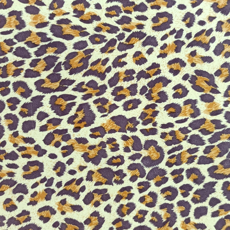 Перерабатывать печать полиэстер леопарда