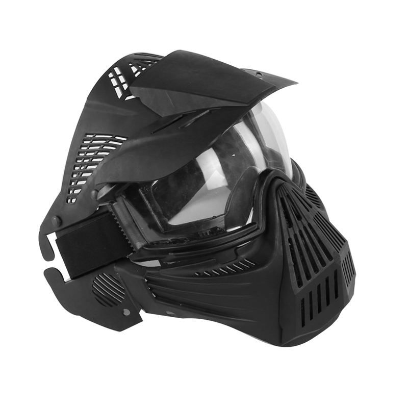 Elong Открытый 44 мА58-BK Airsoft Mask CS Game Тактические маски Полное лицо Airsoft Защищать защиту лица