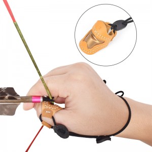 Elong Outdoor 420029 S Размер Сырья из лука Пальцевое пальца Протектор пальца Ручной работы Палец Защитная Арвкая Большой звонок