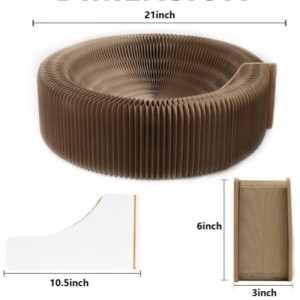 Гофрированные домашние доски царапины, шлифовальные когти игрушки для гофрированного бумаги кошка гнездо