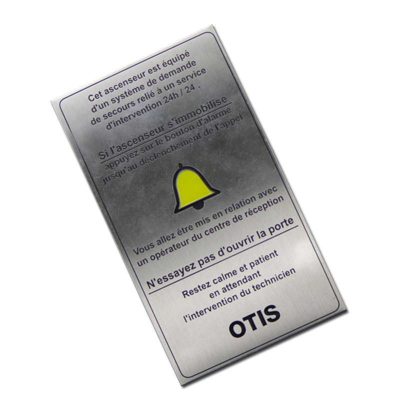 Оптом металлический логотип выгравированный лифт лифт таблетка пользовательские кислотные травленые из нержавеющей стали Data Data Datshothot Продукт продажи