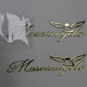 Пользовательские тонкие самоклеющиеся клейки электроформ металлическая фольга никель наклейки на стикеровщик продукт металли...