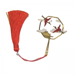 Пользовательские названия логотип золотые латунные закладки выгравированные металлические закладки