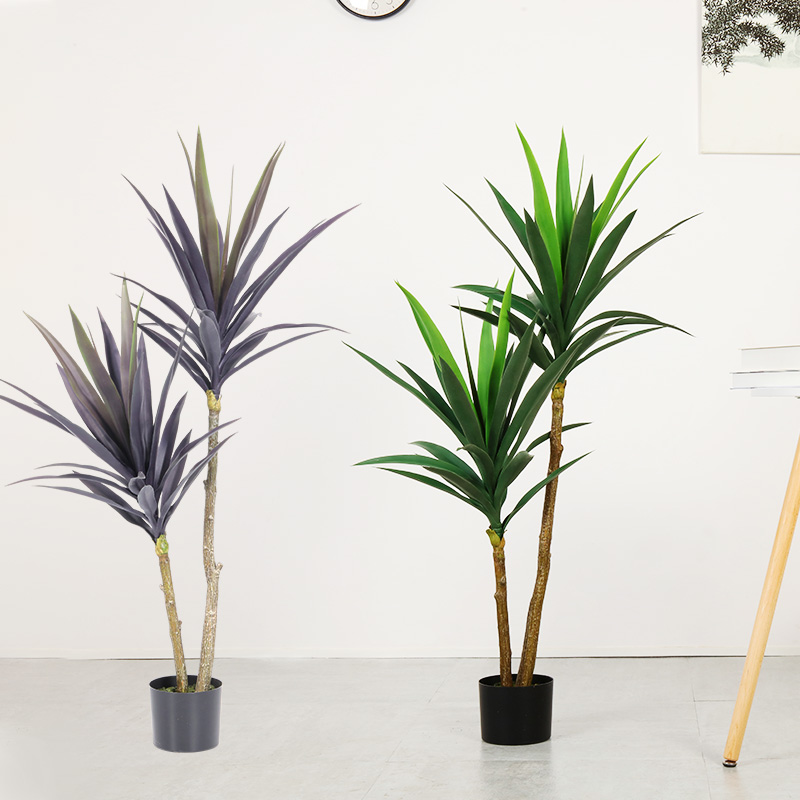 Украшение дома Искусственное растение Пластиковая пальма с высоким качеством