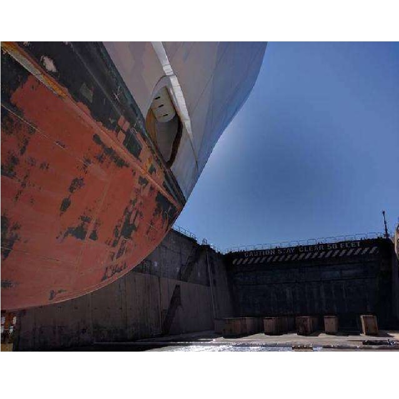 Подводная коррозия структуры корабля