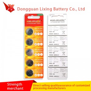 Специальная батарея производителя аккумулятора для небольшого фонарика CR2032 3.0V Кнопка Батарея Сварка ног Обработка ног