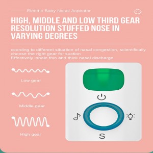 Электрическое всасывание носа для Baby Automatic Snot Sucker для малышей для батареи Battery Booger Suger для младенцев