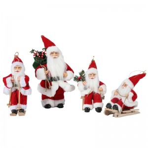 8 \\\\ \\\"дюймовый Рождественский Рождественский Санта-Клаус украшения украшения украшения дерева висит фигурки коллекции кукла к...