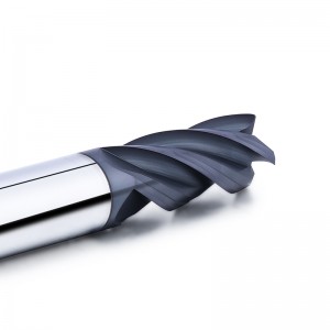Tungsten Carbide CNC Tools 4 плоский флейта фрезерный резак 45 градусов конечная мельница для углеродистой стали