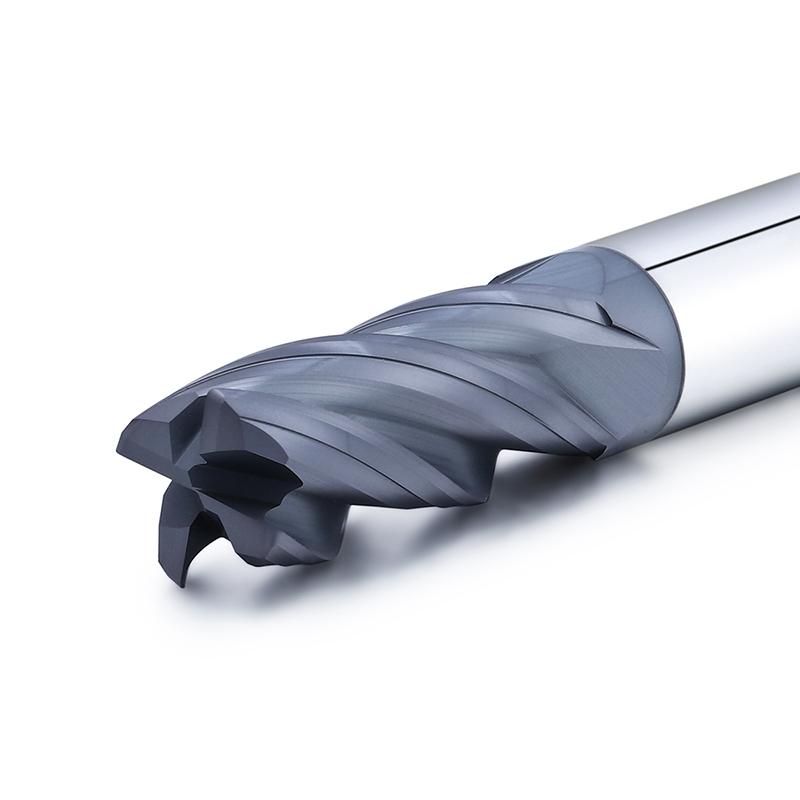 Tungsten Carbide CNC Tools 4 плоский флейта фрезерный резак 45 градусов конечная мельница для углеродистой стали