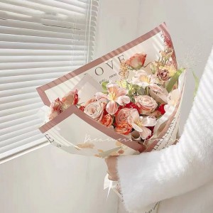 Ткани бумаги цветка оберточная бумага многоцветная бумага 30G&35G крафт бумаги блеск бумаги голографическая фольга бумага печать л...