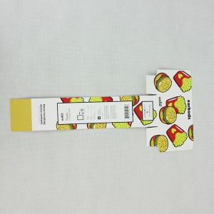 Пищевая этикетка бумажная карта