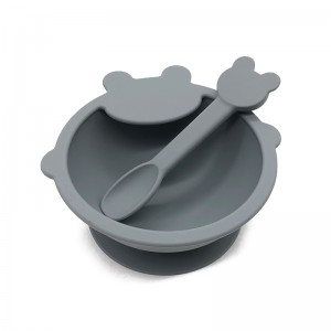 Пищевые силиконовые детские миски с всасыванием, комплекты питания для ребенка