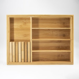 Натуральный бамбук Расширяемый нож для столовых приборов