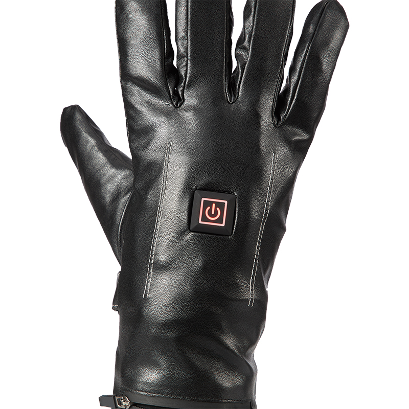 Новый дизайн кожаные электрические горячие перчатки для мужчин, нагревательные перчатки для катания на лыжах