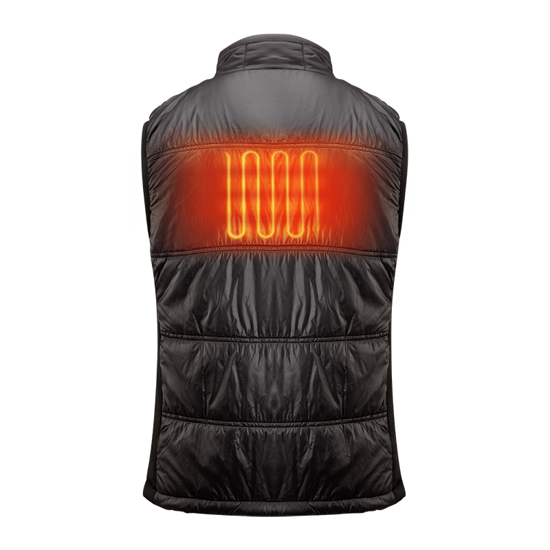 USA Ветрозащитный аккумуляторная батарея нагретый жилет для мужчин, электрическое нагревательное пальто