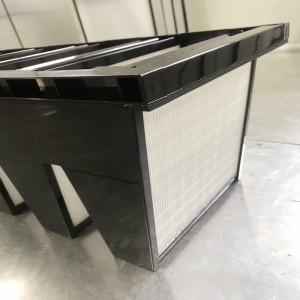 Средняя эффективность F7 пластиковая рамка 592 x 592x 292 мм Мини-плиссированный компактный 4 В Bank HVAC воздушный фильтр