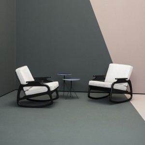 Французская древесина кадр ткань односпальный диван ARM стул современный лаундж акцентные стулья для гостиной мебель