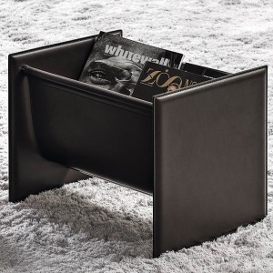 Итальянский минималистский дизайн Центр конечный стол Низкая высота современный мраморный верхний квадратный кожаный журнальн...