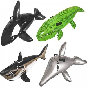 Черный кит надувной поплавковый ряд дети плавание кольцо надувной ездой кита