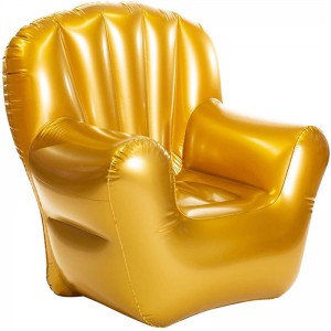 PVC прозрачный надувной диван, открытый спальня балконный досуг, одиночный надувной складной стул