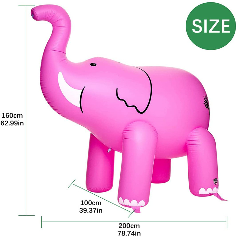 Factory Outlet Надувная игрушка слона, ПВХ надувная реклама мультипликационный персонаж поплавок, игрушка для воздуха для детей