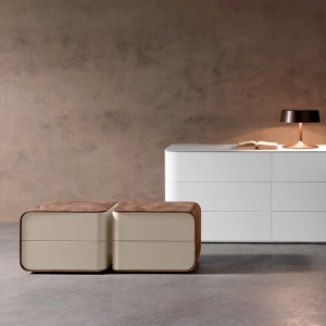 коричневая кожаная тумбочка мини -маленькая современная роскошная круглая тумана туза узкая таблица