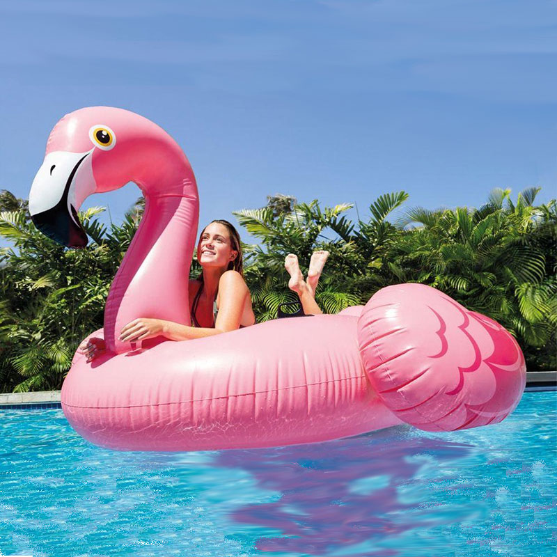 Фабрика Прямая распродажа Flamingo, надувная ПВХ -плавательная езда, игра с водными игрушками