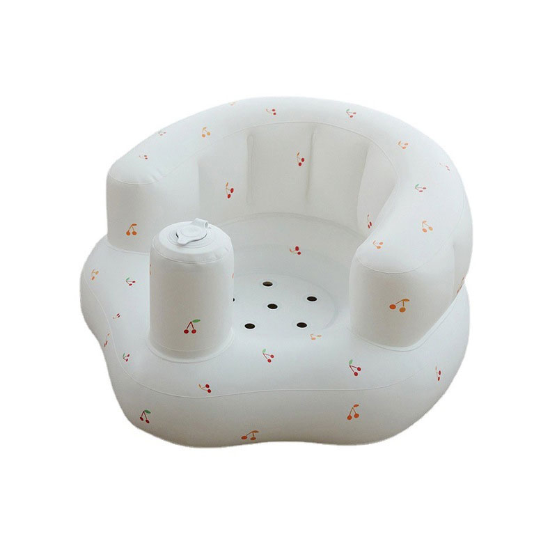 Портативный вишневый детский диван против фарта, надувная игрушка для ванного стула ПВХ