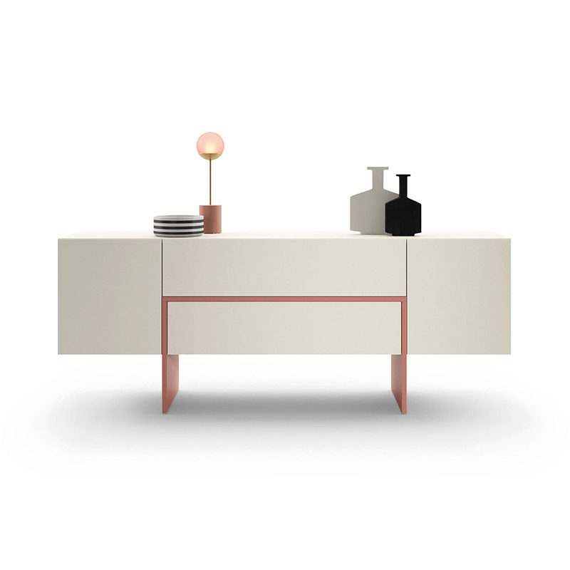 Северная простая современная деревянная шкаф белый шведский буфет столовая мебель