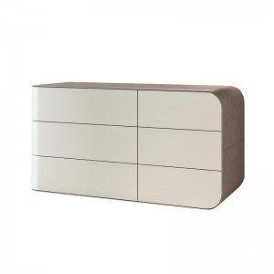 Современная домашняя мебель кожаная деревянная буфет буфет для столовой