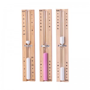 Фабрика оптом 5 15 -минутный эко -красочный вращающийся песчаный таймер сауны