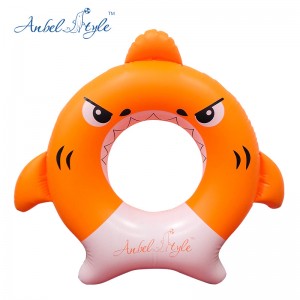 Новое надувное детское плавание акулы кольцо