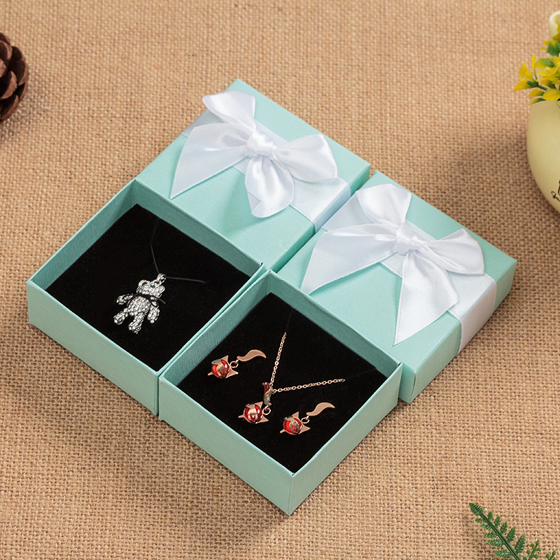 Ювелирные украшения высококачественная коробка кольца Bowknot Box маленькая браслет-бокс ювелирные украшения